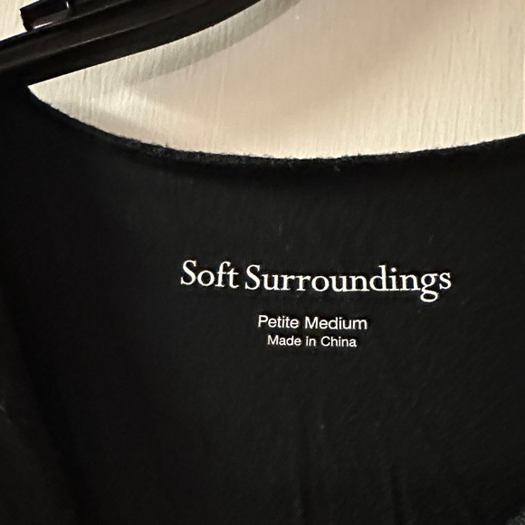 Soft Surroundings Black Long Sleeve Dress - Picture 4 of 4